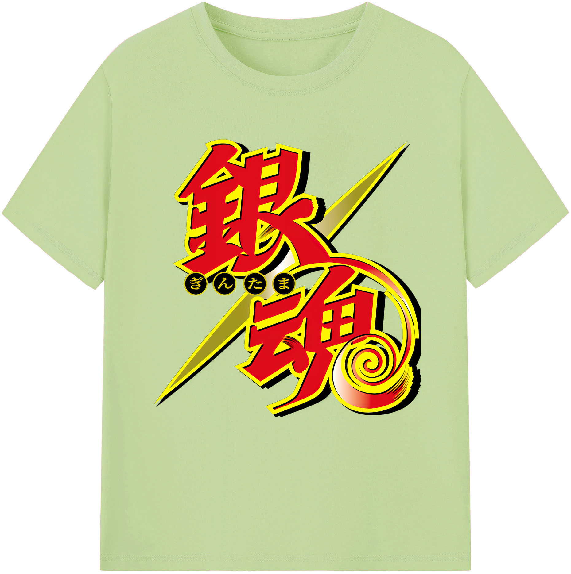 （画像用） ぎんたま 坂田銀時（さかたぎんとき） 神楽 志村新八（しむら しんぱち） GINTAMA Sakata Gintoki Kagura Shimura Shinpachi 綿100％半袖Tシャツ（フロントプリント）